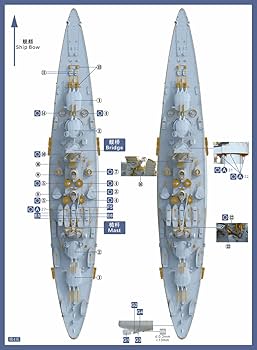 Amazon | ダチョウホビー 1/700 イタリア海軍戦艦 コンテ・ディ